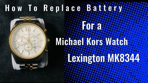 michael kors fitness tracker battery replacement|michael kors battery replacement.